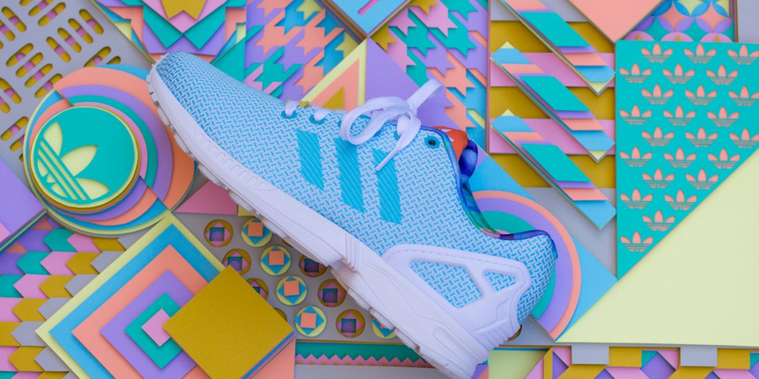 Adidas studio Maud Vantours paper sculpture paper art Paris