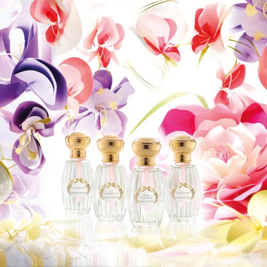 Goutal studio Maud Vantours set design paper flower Paris