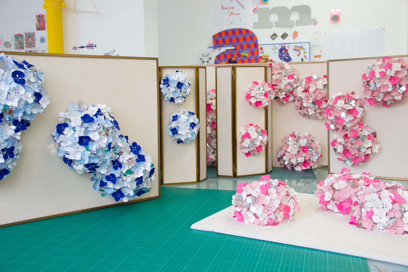Chaumet studio design Maud Vantours paper art paper flower Paris