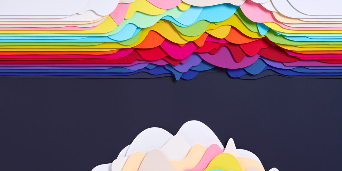 studio Maud Vantours paper art paper sculpture paper design Landscapes Paris