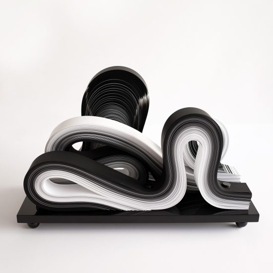 Carita studio design Maud Vantours Sculptures Paper art Paris