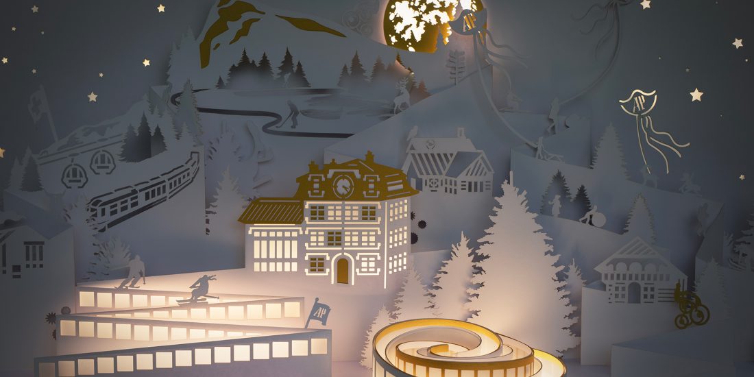 Audemars Piguet studio design Maud Vantours scenography paper art Paris