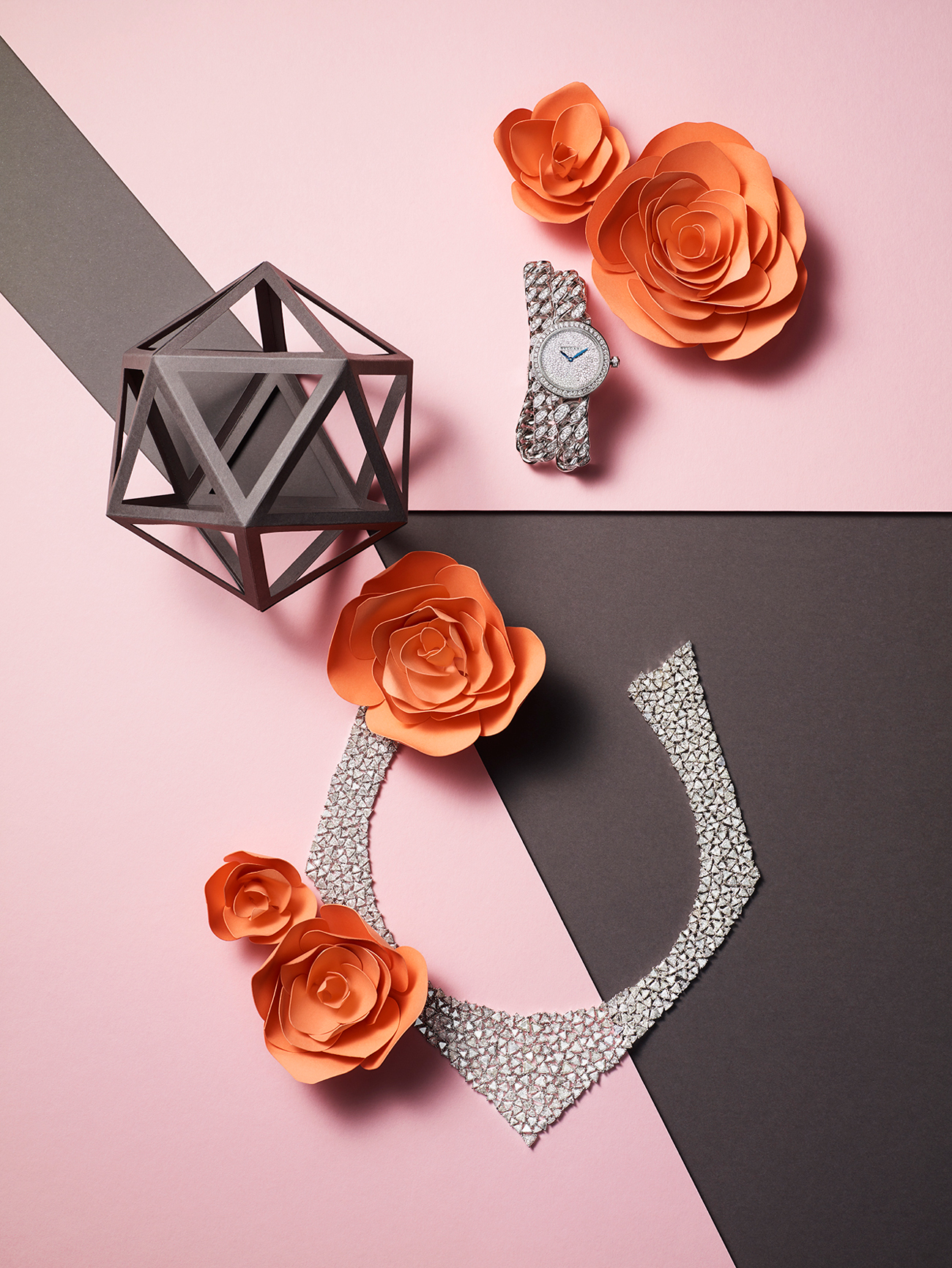 SKP studio Maud Vantours set design paper flower editorial Paris