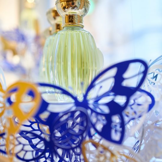 Goutal studio design Maud Vantours scenography paper design Paris