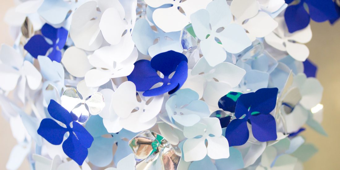 Chaumet studio design Maud Vantours paper art paper flower Paris