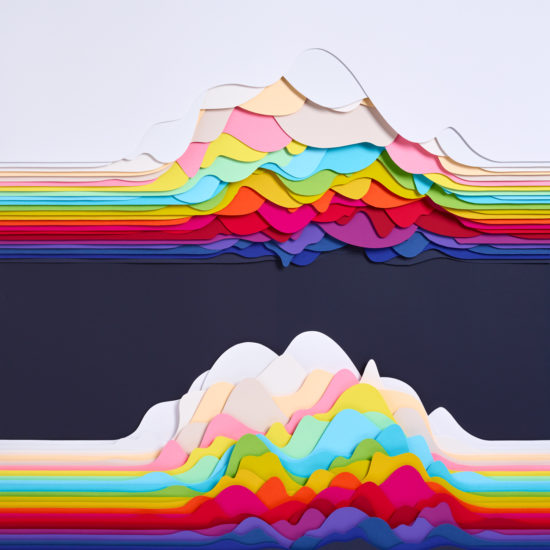 studio Maud Vantours paper art paper sculpture paper design Landscapes Paris