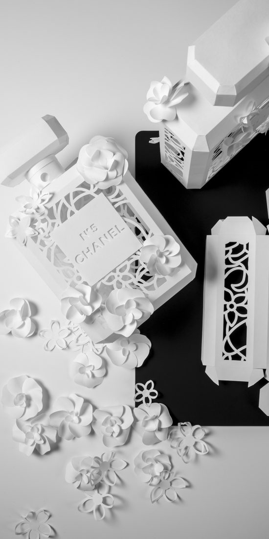 Chanel studio design Maud Vantours paper art design papier Paris