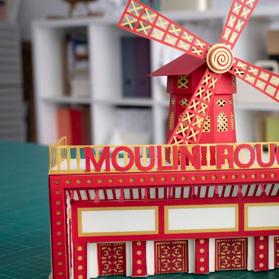 studio design Maud Vantours set designer papier architecture paper Paris Moulin Rouge